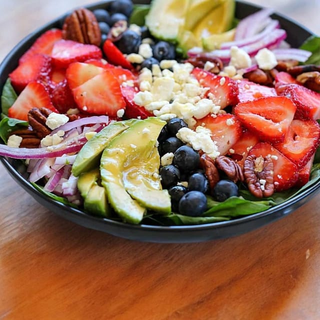 Avocado Berry Salad.