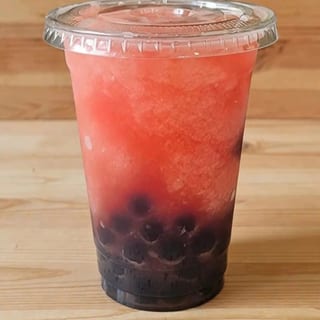 Strawberry Lemon Boba Tea