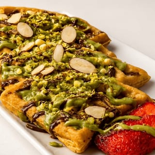 Dubai Chocolate Waffle