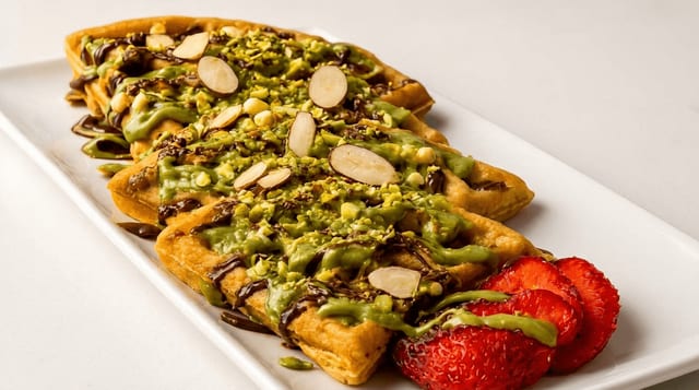 Dubai Chocolate Waffle.